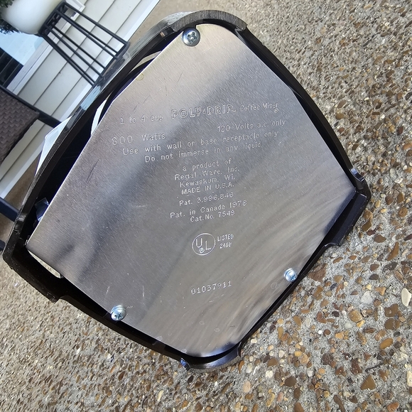 Vintage Regal Coffee Miser 1-4 Cup Poly Drip Coffee Maker USA K7549 Tested Works - Picture 7 of 13